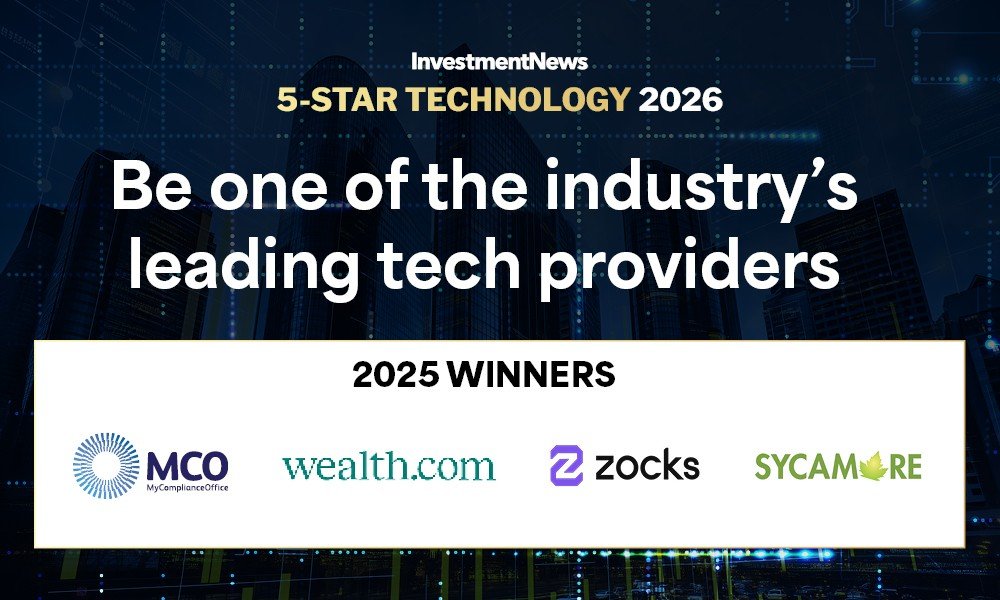 InvestmentNews Opens Submissions for 5-Star Technology 2026 Report, Highlighting Advisor-Focused Innovations